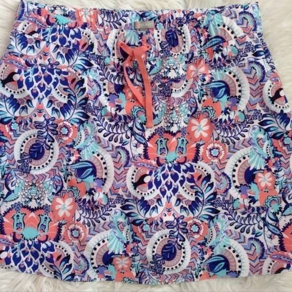 🦋 Talbots Athleisure Tennis Golf Floral Skort - Picture 1 of 7